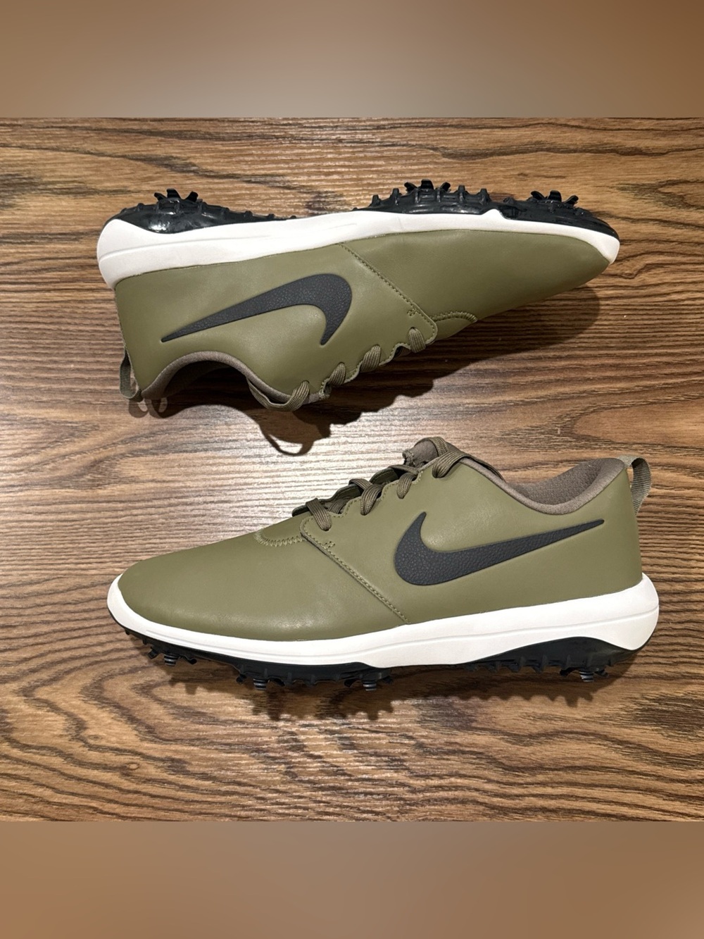 Men’s Size 11 Nike Roshe G Tour Golf Shoes Olive Green AR5580-200 NEW